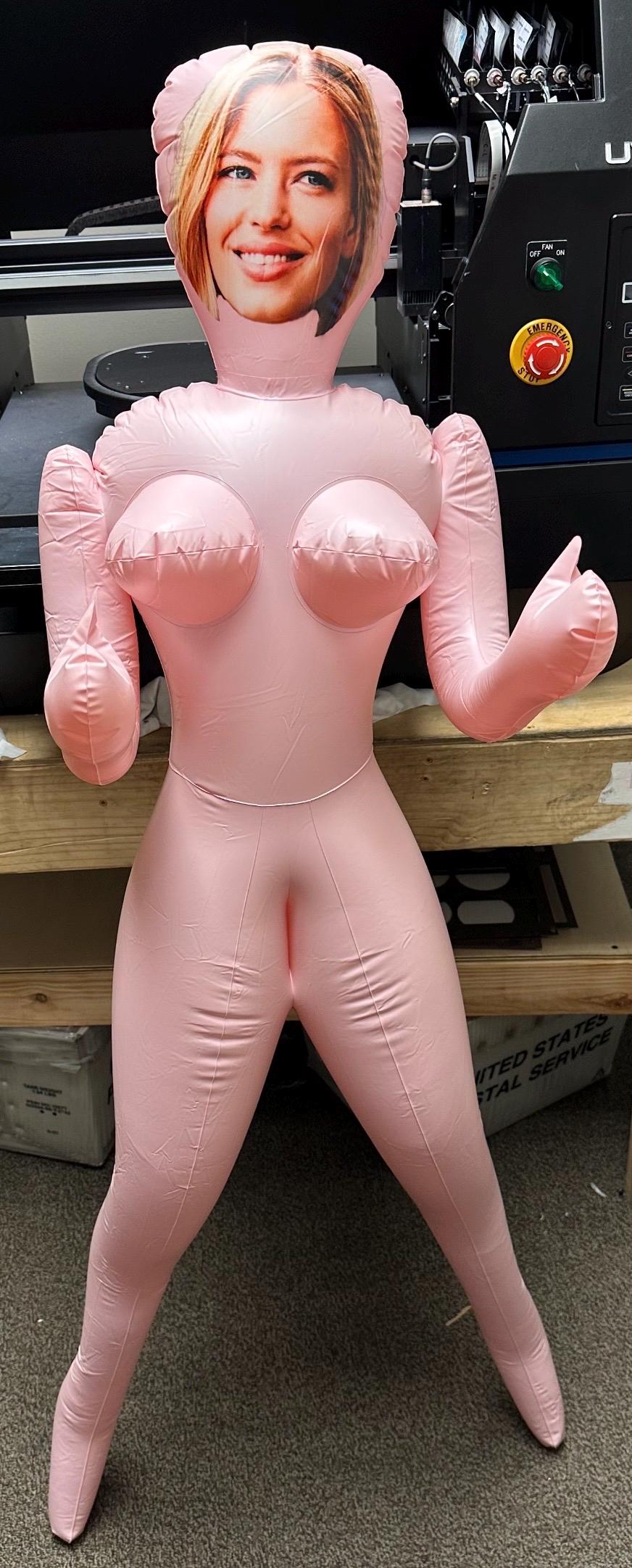 Bachelorette Blow Up Doll Party Favor, Pool Party Fun Bachelorette Gift, Blow Up Husband, Groom Blow Up Doll, Inflatable Man Printed Face