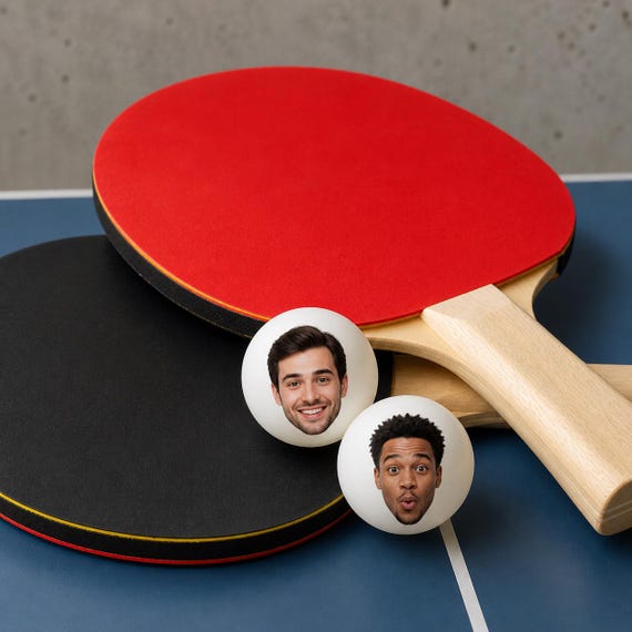 Custom Ping Pong Balls with Face, Personalized Photo Ping Pong Balls, Funny Gift for Him, Bachelor Party Favor, Beer Pong Balls