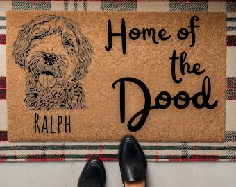 Golden doodle funny Doormat, funny dog Doormat, Custom Doormat, Dog Doormat, Funny Doormat, Home Doormat, Doodle Doormat for dog mom