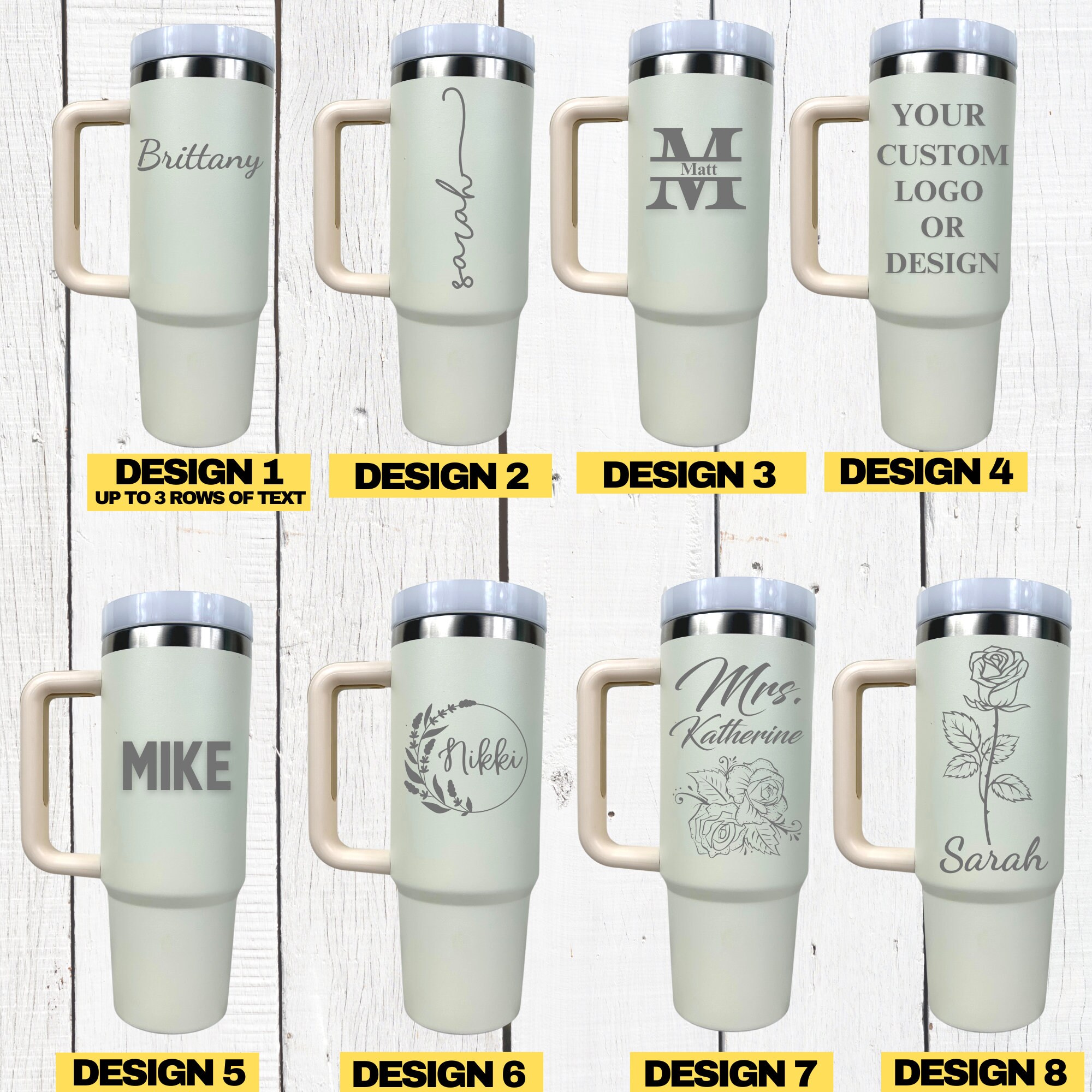 Personalized Graduation Gift - Custom Engraved 30oz Insulated Tumbler with Handle & Straw, Unique Name Design, Not Stanley Brand