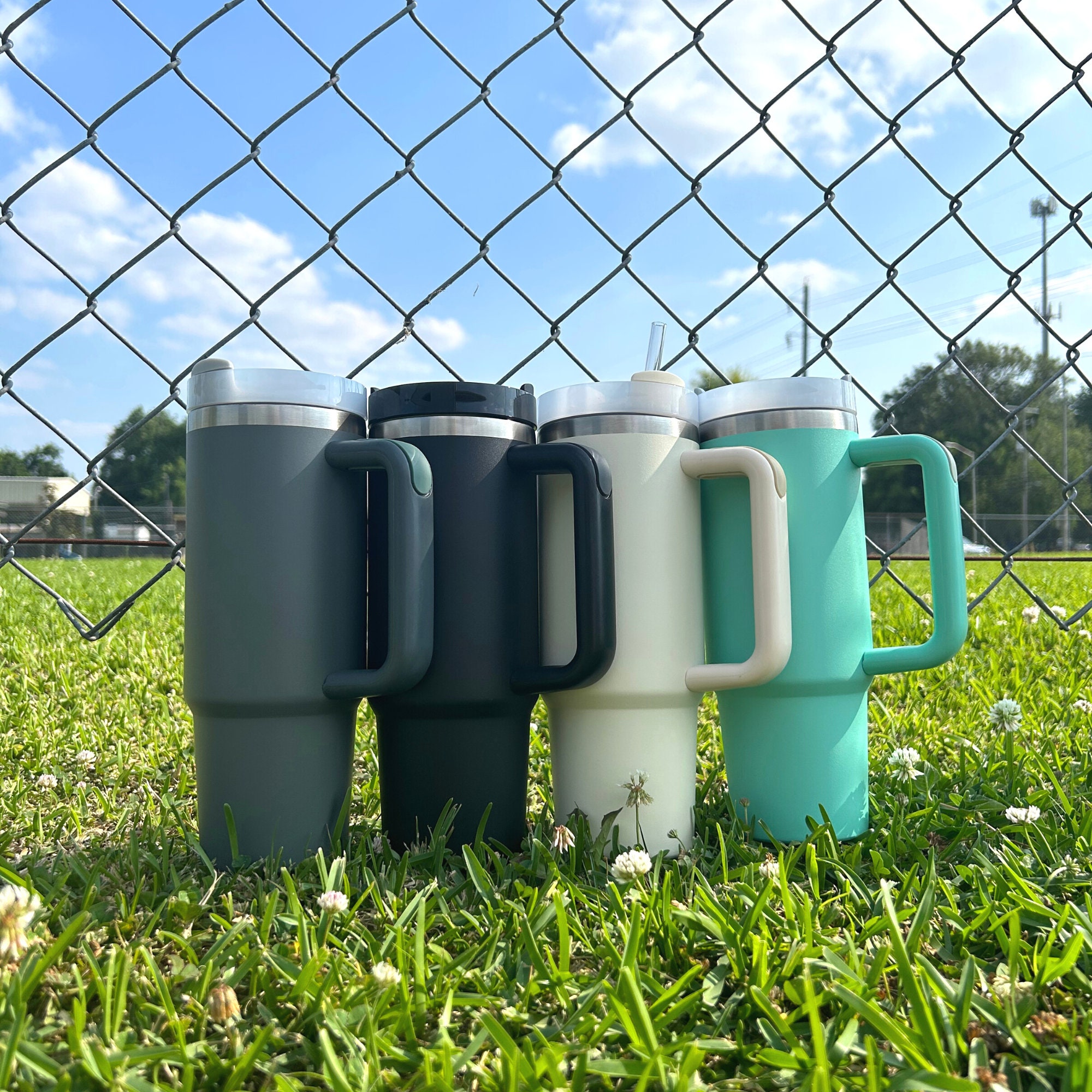 Personalized Graduation Gift - Custom Engraved 30oz Insulated Tumbler with Handle & Straw, Unique Name Design, Not Stanley Brand