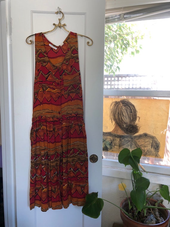 Vintage express dress, size Large, desert feel - image 1