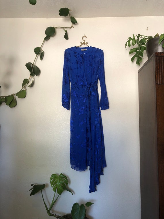 PREEN by THORTON BREGAZZI blue dress, size L