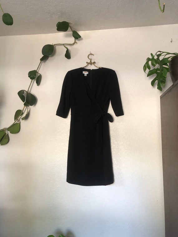 Talbots black dress, size 8 - image 5
