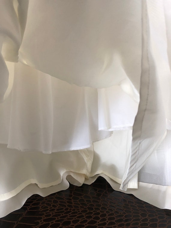 Vintage ivory LAMIA For REGALIA dress, size 12, m… - image 5