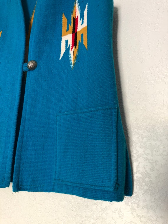 Vintage Chimayo wool vest by Americraft El Paso T… - image 5