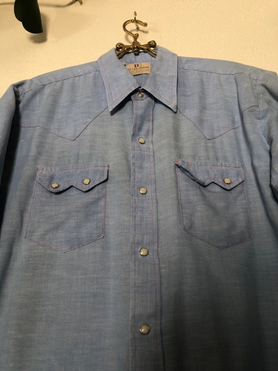 Original vintage Dee Cee western shirt, size XL - Gem