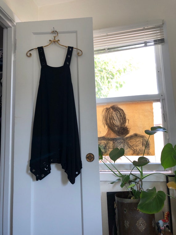 Vintage AĪKO 70’s black dress - image 1