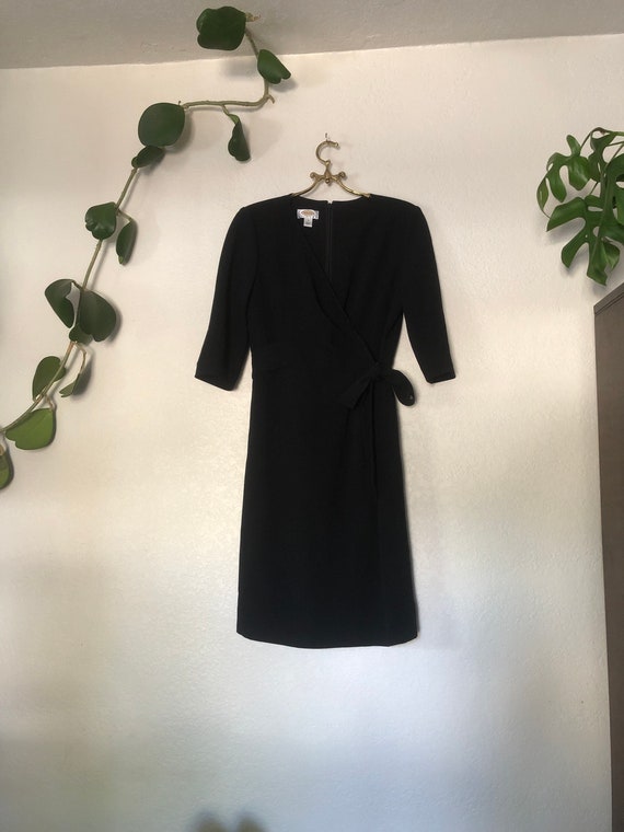 Talbots black dress, size 8 - image 8