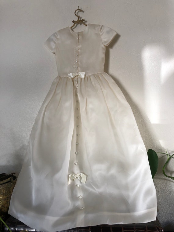 Vintage ivory LAMIA For REGALIA dress, size 12, m… - image 9