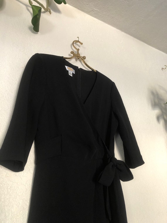 Talbots black dress, size 8 - image 10