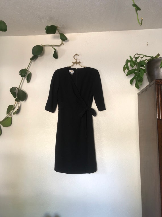 Talbots black dress, size 8