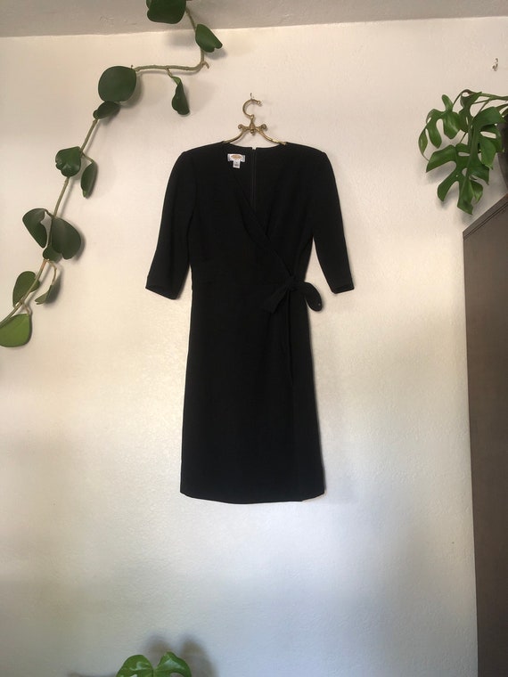 Talbots black dress, size 8 - image 2