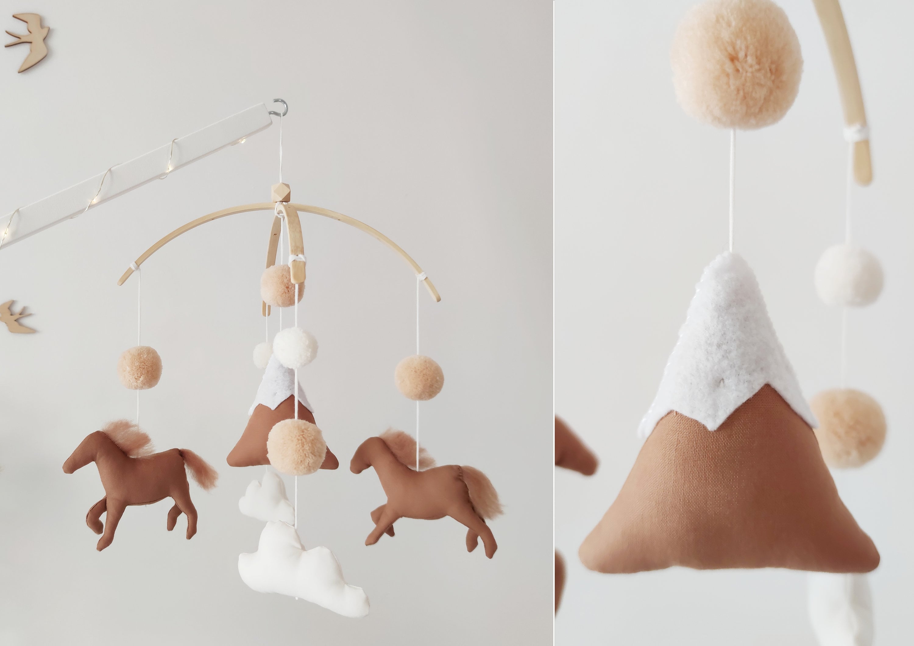 Mobile Chevaux Pour Décoration de Chambre d'enfants