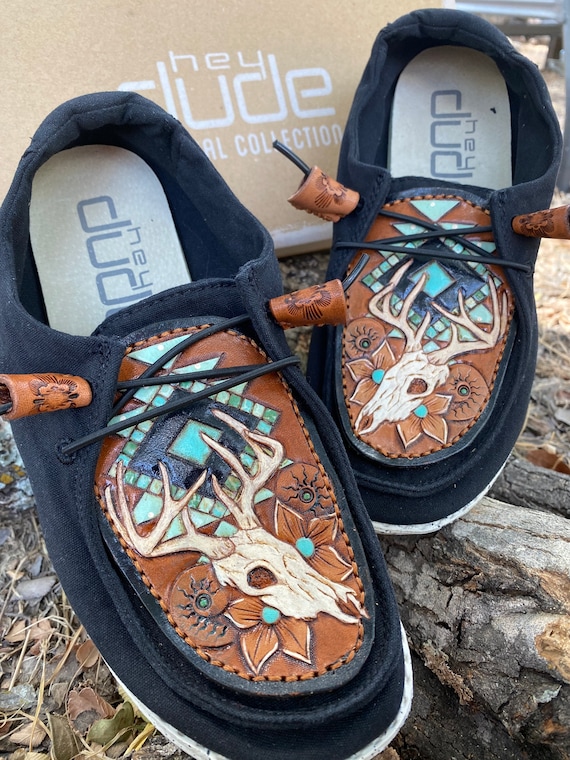 Custom Tooled Shoes - Etsy