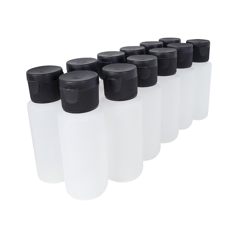 Kelkaa 1oz HDPE Durable Plastic Travel Size Bottles With Black Etsy