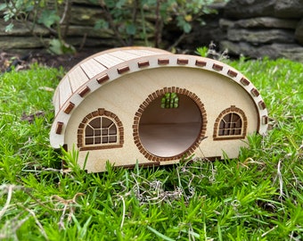 Hobbit Hole Hamster Playhouse - Hamster hideout with some magic from The Shire! Secret LOTR hideaway house for your tiny beastie bestie!