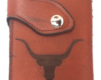 Field Notes pocket Wallet for Men Real Custom Handmade leather organizer