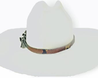 Banda de sombrero de camuflaje Sting Ray y conjunto de hebillas de Jeremiah Watts