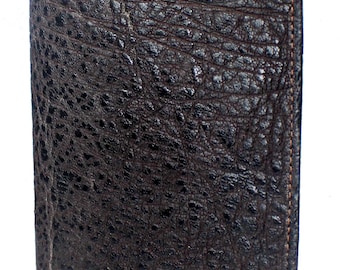 Tarjetero de cuero con diseño de elefante para golf, nuevo