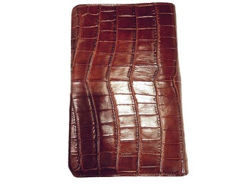 Fundas de Biblia de piel de cocodrilo auténtica