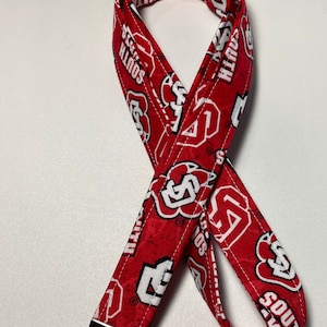 South Dakota College Lanyard con clip girevole