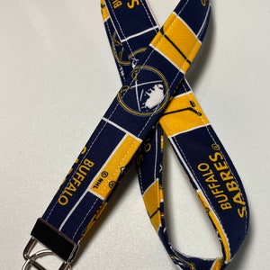 Buffalo Hockey Lanyard with swivel clip