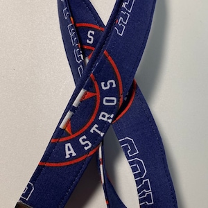 Houston Baseball Lanyard with swivel clip