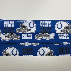Indianapolis Football Face Mask 10X8 size with toggles