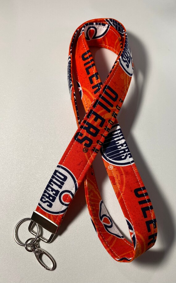 Edmonton Hockey Lanyard With Swivel Clip Etsy