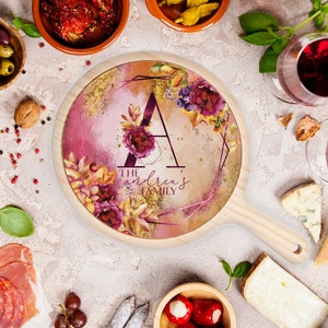 Golden Autumn | Cheeseboard | Wood + Ceramic | Personalised! | Mother&#39;s Day Gift | House Warming Gift