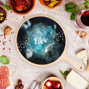 Galaxy | Cheeseboard | Wood + Ceramic | Personalised!