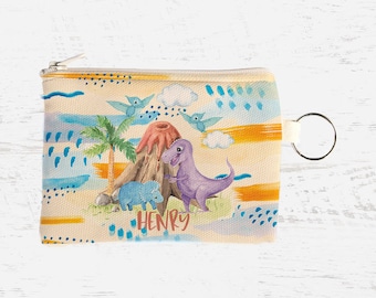 Dino Coin Purse | Personalised | Non-Personalised | Dinosaur