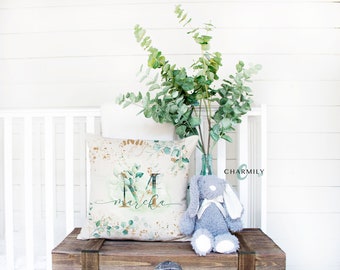 Evergreen Cushion | Includes insert! | Personalised | Monogram | Birth Details | Family | Home Decor