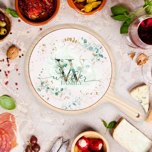 Evergreen | Cheeseboard | Wood + Ceramic | Personalised! | Monogram | Age Milestone
