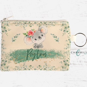 Eucalyptus Koala Girl Coin Purse | Personalised | Non-Personalised