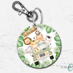 Safari Bag Tag | Personalised | Non-personalised | Wood | Aluminium