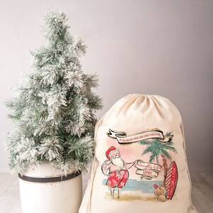 IN STOCK! Naughty List Santa Sack | Large Size! | Personalised Christmas Gift Sack | Limited Stock Available! | Funny Santa Sack