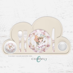 Fairy Children&#39;s Dinnerware | Dinner Set | Personalised | Melamine | Dinnerware Separates also available!