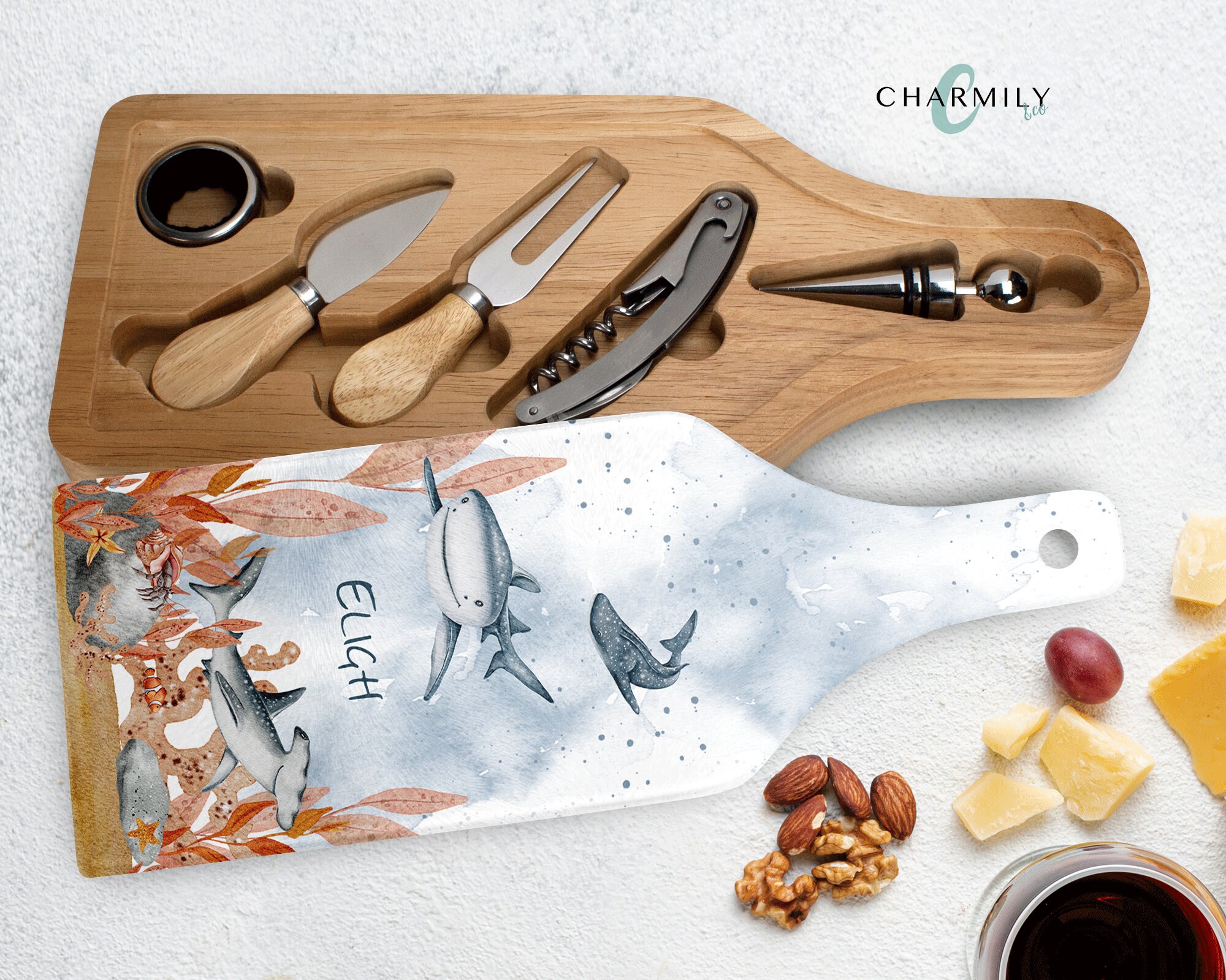  OTOTO Bert Cheese Knife, Gnome-Themed Multifunctional