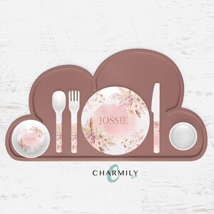 Strawberry Sundae Children's Dinnerware | Dinner Set | Personalised | Melamine | Dinnerware Separate also available!