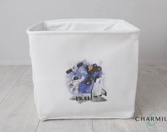 Space | Storage Hamper Basket |  4 sizes available | Cube | Round