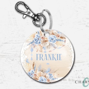 Bohemian Dreams Bag Tag | Personalised | Non-personalised | Wood | Aluminium | Bag Name Tag | Kindy + School Bag Keyring
