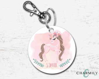 Pony Bag Tag | Personalised | Non-personalised | Wood | Aluminium