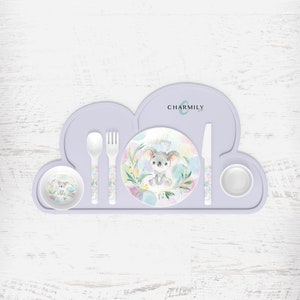 Koala Children's Dinnerware | Dinner Set | Personalised | Melamine | Dinnerware Separates also available!