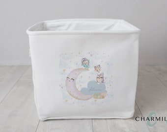 Owl | Storage Hamper Basket |  4 sizes available | Cube | Round