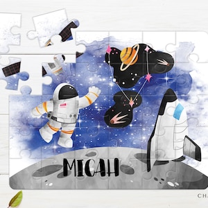 Space | 30 Piece Wood Puzzle | A4 | Personalised | Non-Personalised