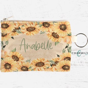 Sunflower Coin Purse | Personalised | Non-Personalised