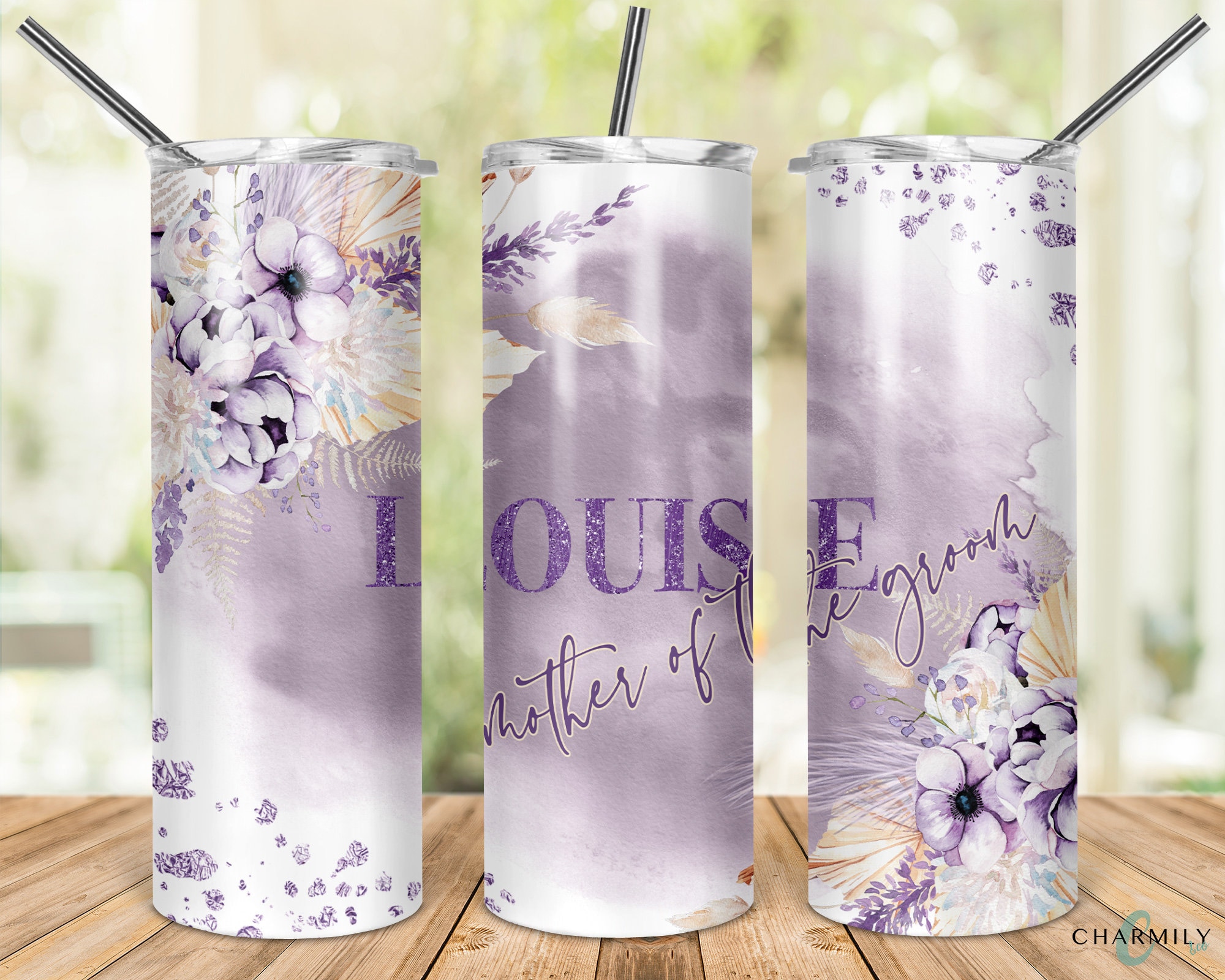 Louis Vuitton Inspired Custom Skinny Tumbler