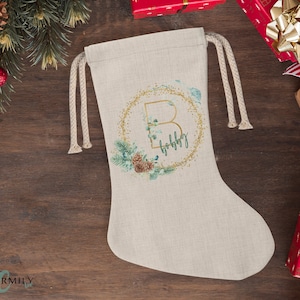 Eucalyptus Wreath | Christmas Santa Stocking